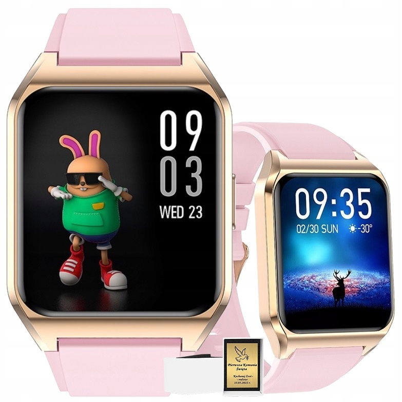 

Smartwatch Dla Dziewczynki Rozmowy Komunia Grawer