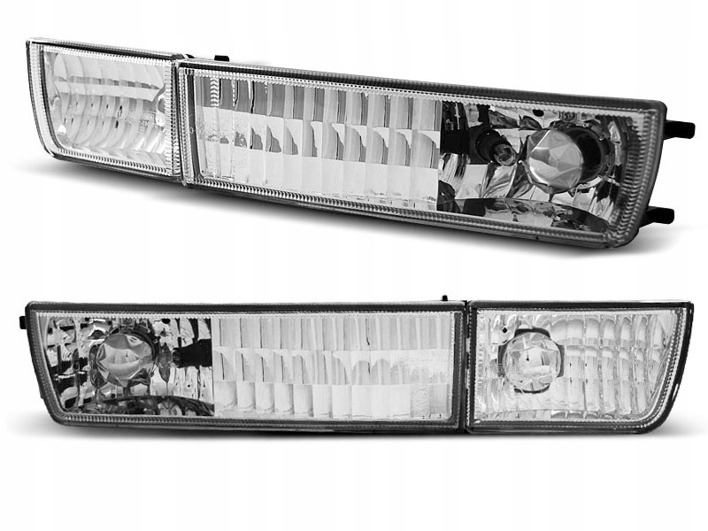 KPVW19 - ПЕРЕДНИЕ МИГАЛКИ VW GOLF III 3 VENTO CHROME