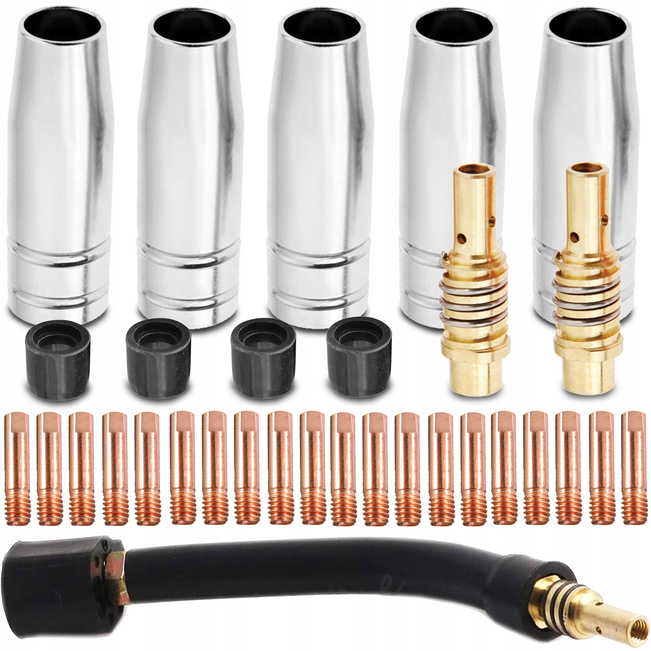 Sada Dílů Držák Mig Mag MB15 Binzel Svařovací Stroj