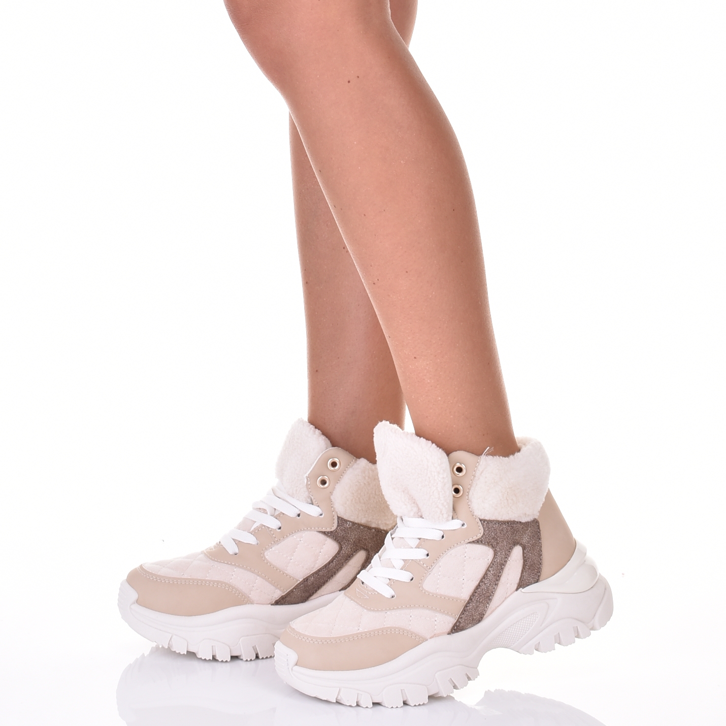 DAMSKIE BUTY ZIMOWE ŚNIEGOWCE FUTERKO OCIEPLANE Marka bez marki