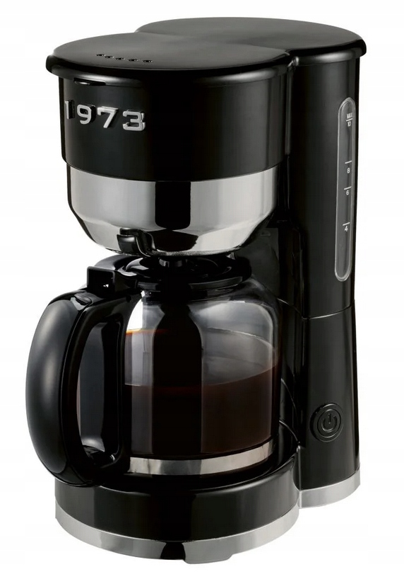 Ekspres przelewowy do kawy w stylu Retro 1973 SilverCrest 1,25 l Czarny