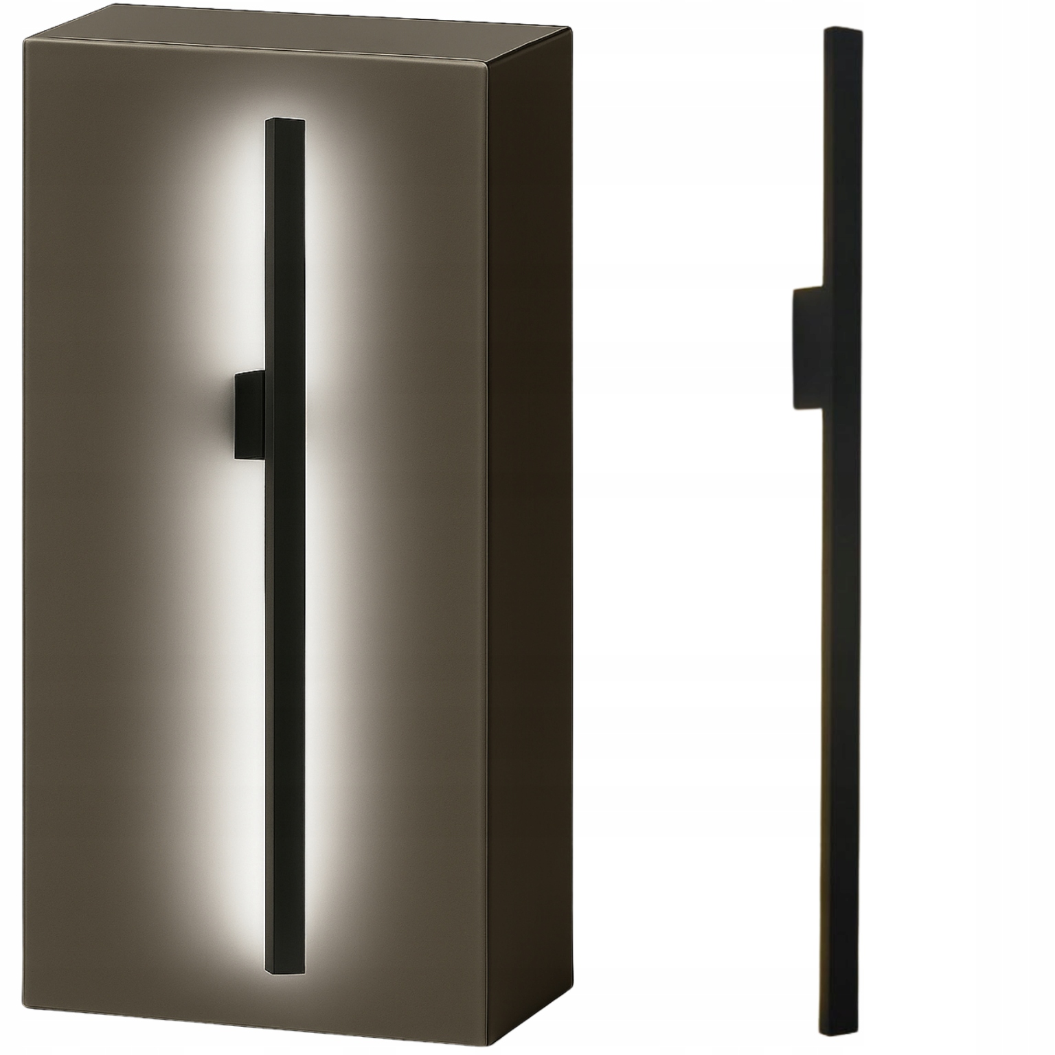 Lampa ścienna kinkiet led wewnetrzna zewnetrzna nowoczesna 100cm neutralna