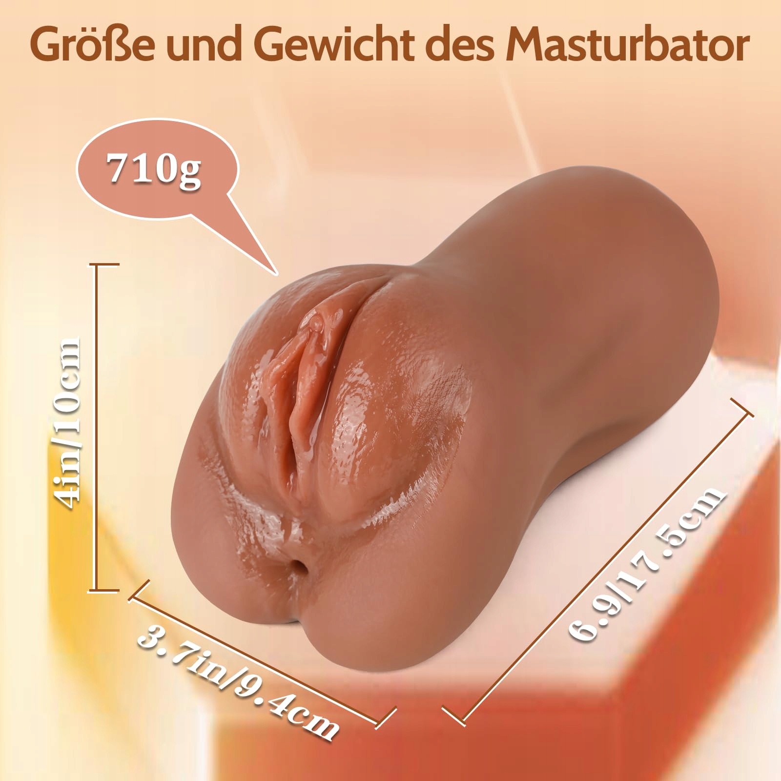 710G Realistische Masturbatoren - 3D Taschenmuschi für Männer — miniatura 4