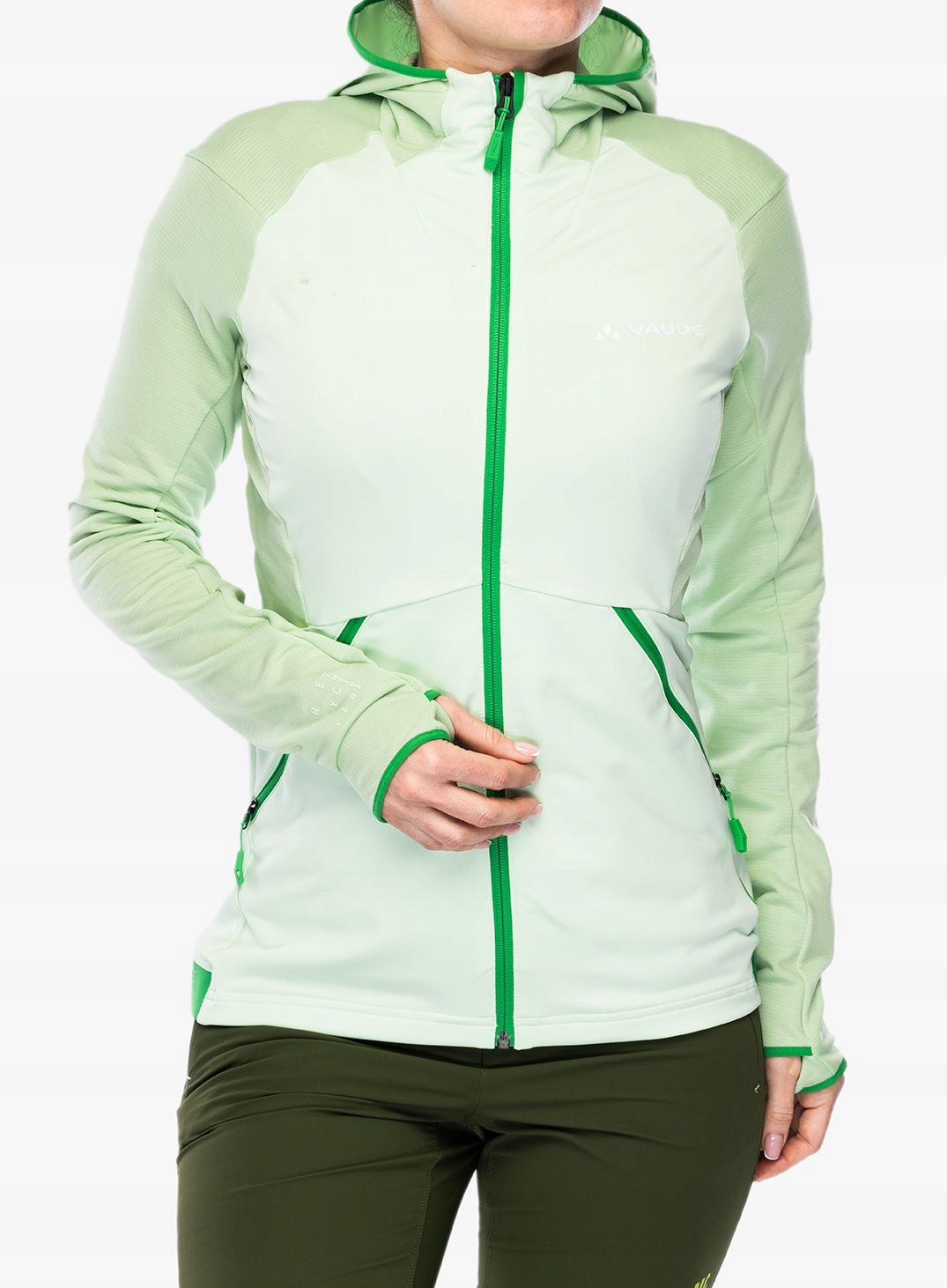 Mikina fleecová Vaude Scopi Fleece Jacket jade 34 (xxs)