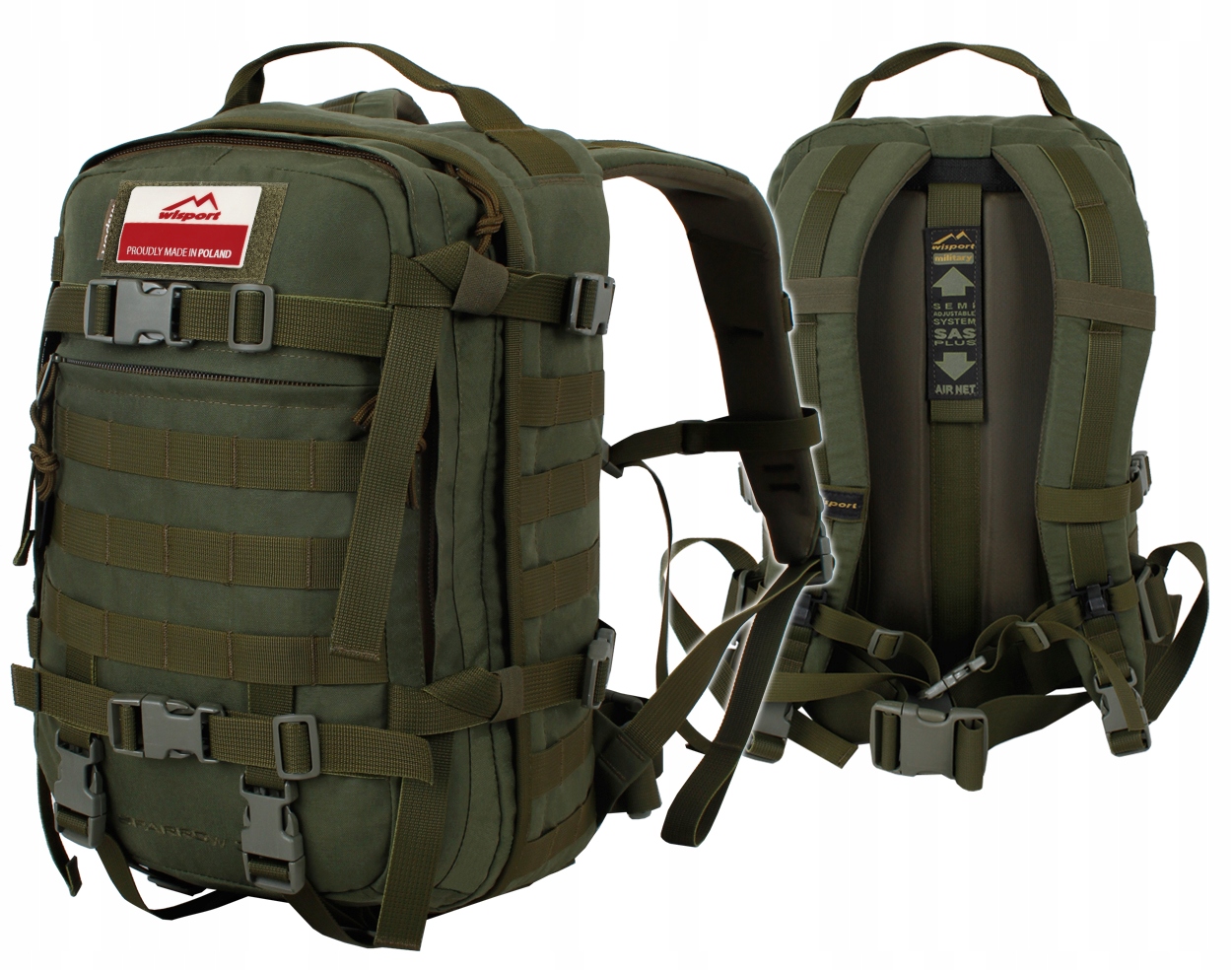 

Wisport Plecak Sparrow Wojskowy 30L Olive