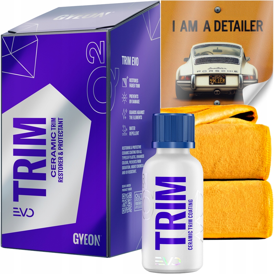 Gyeon Q2 Trim Evo 30 ML Innowacyjna Powłoka Kwarcowa Plastiki Zewnętrzne