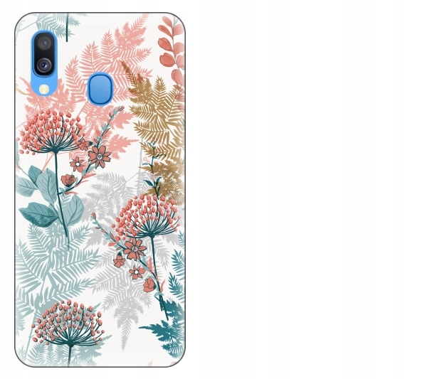 

Etui pokrowiec Samsung Galaxy A40 Floral kwiaty li
