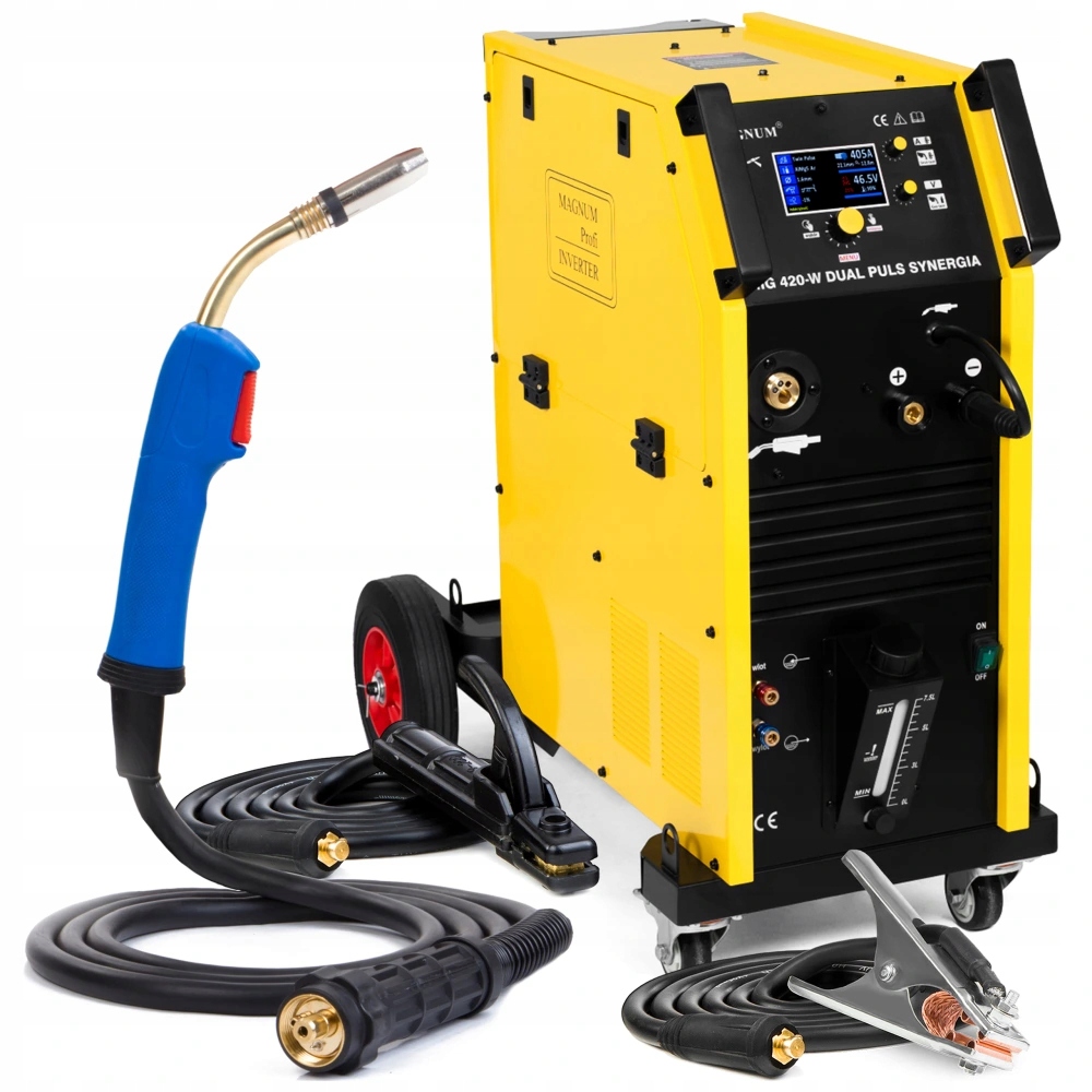 Poloautomatický Svařovací Stroj Magnum Mig 420W Dual Puls Synergie Igbt 400V Compact