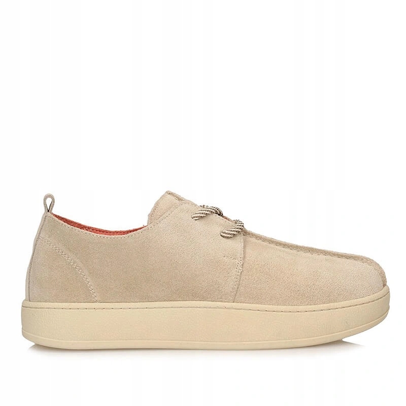 Dámské polobotky Ravini 251002 All Beige Suede béžové barefoot, šněrovací