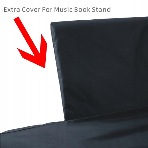 Pokrowiec na klawiaturę fortepianową Marka bez marki