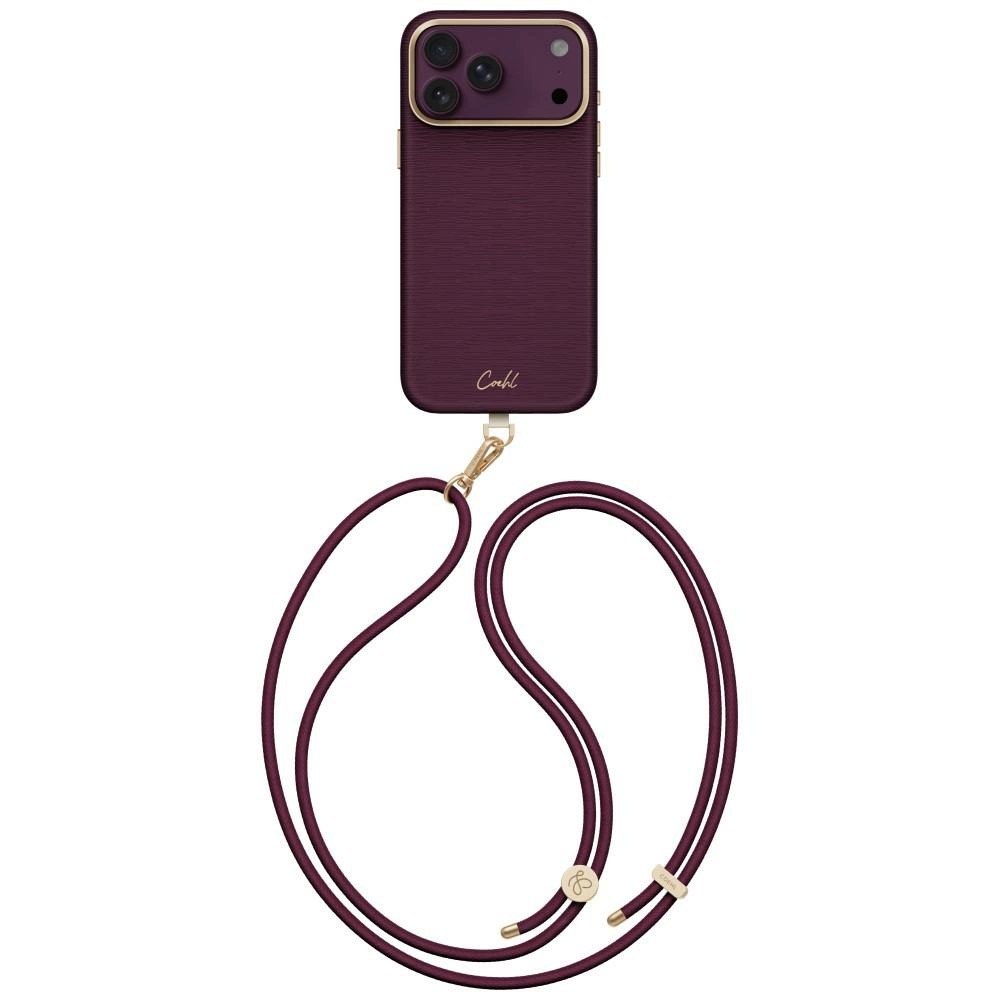 Etui Uniq Coehl Mirelle do iPhone 18 Pro Max 17 Pro Max bordowy