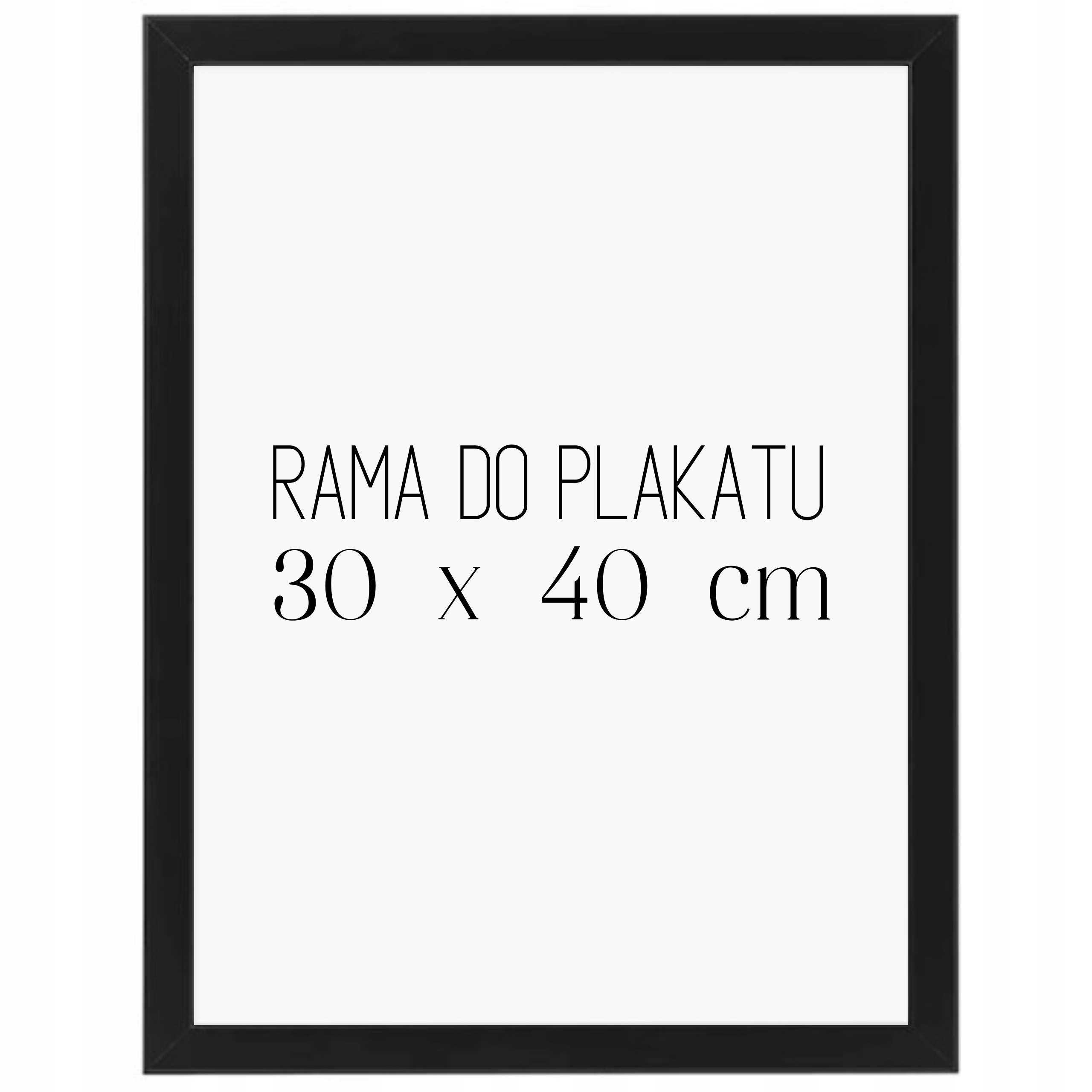 CZARNA MATOWA RAMKA 30 X 40 OPRAWA PLAKATÓW OBRAZY PLAKATY ZDJĘCIA A3 IKЕА