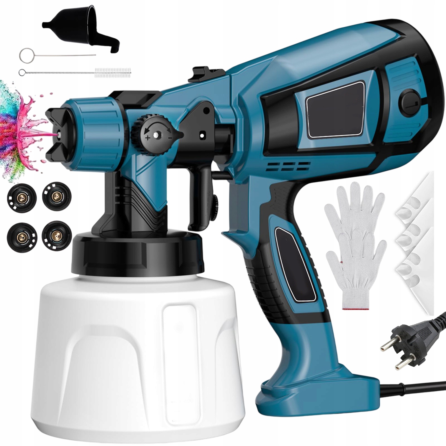 Profesionální Elektrická Stříkací Pistole Na Malování 1400 ML 850 W