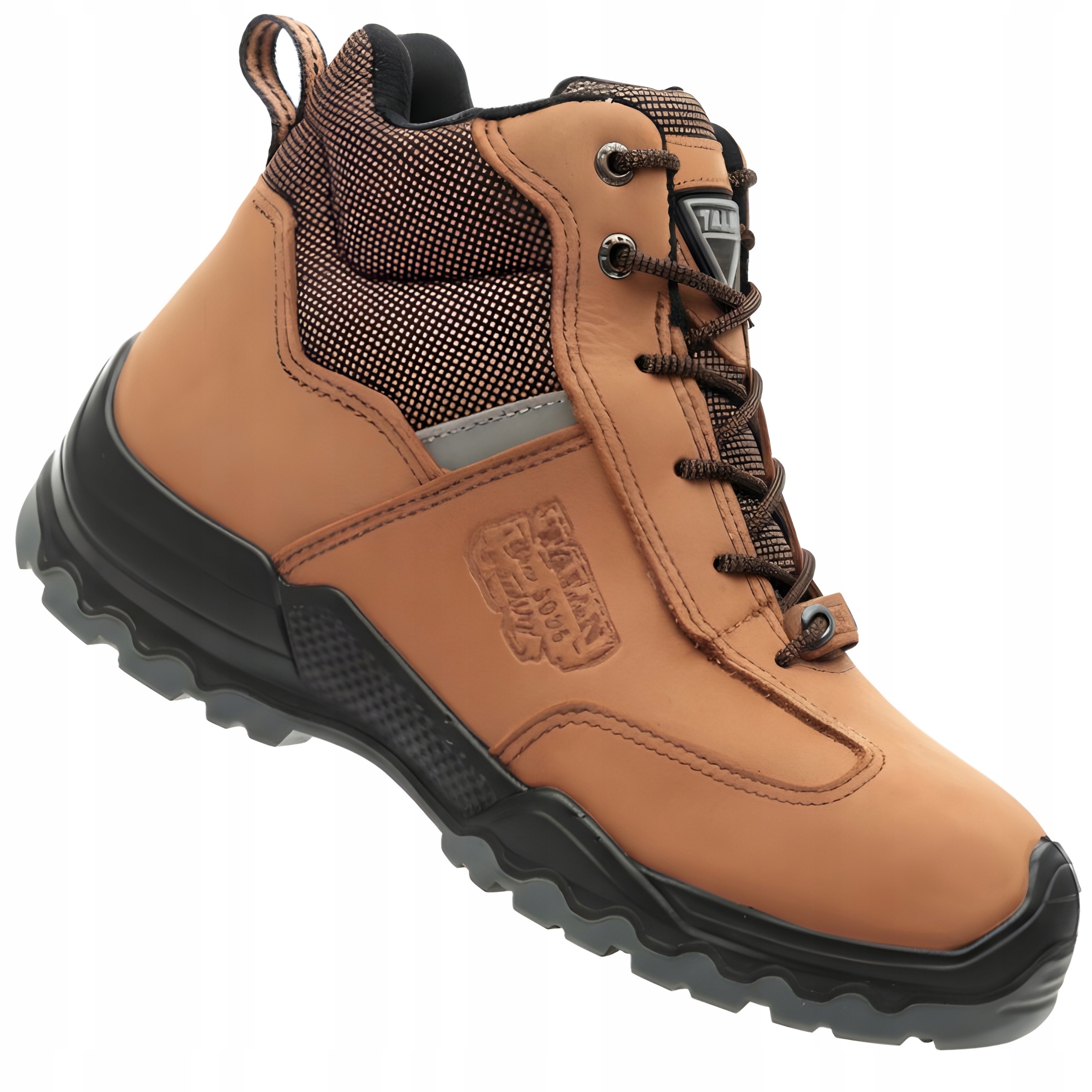 Buty robocze lekkie wysokie Bhp z noskiem skórzane S3 ochronne Talan 318 39