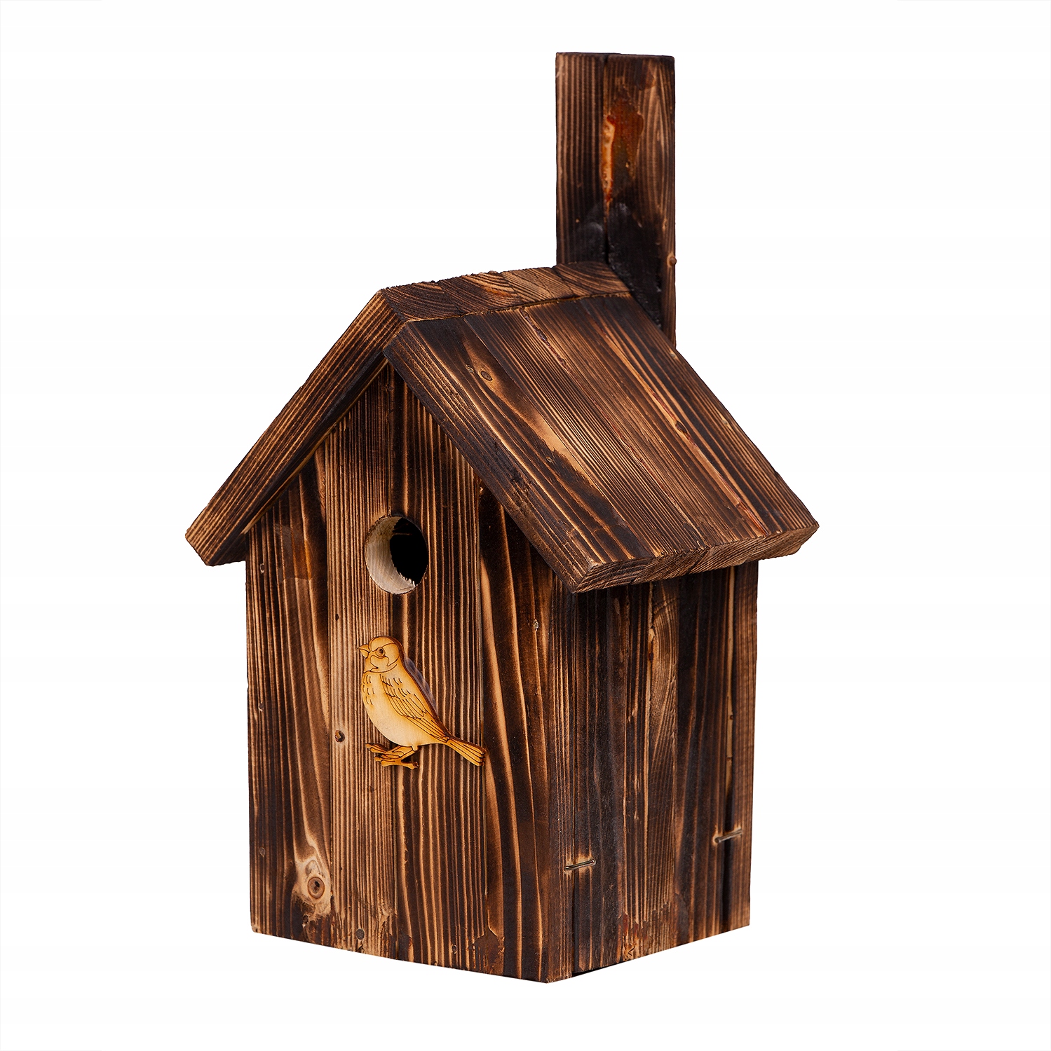 DUŻA Budka lęgowa dla ptaków DREWNIANA XXL Opalany Producent inna