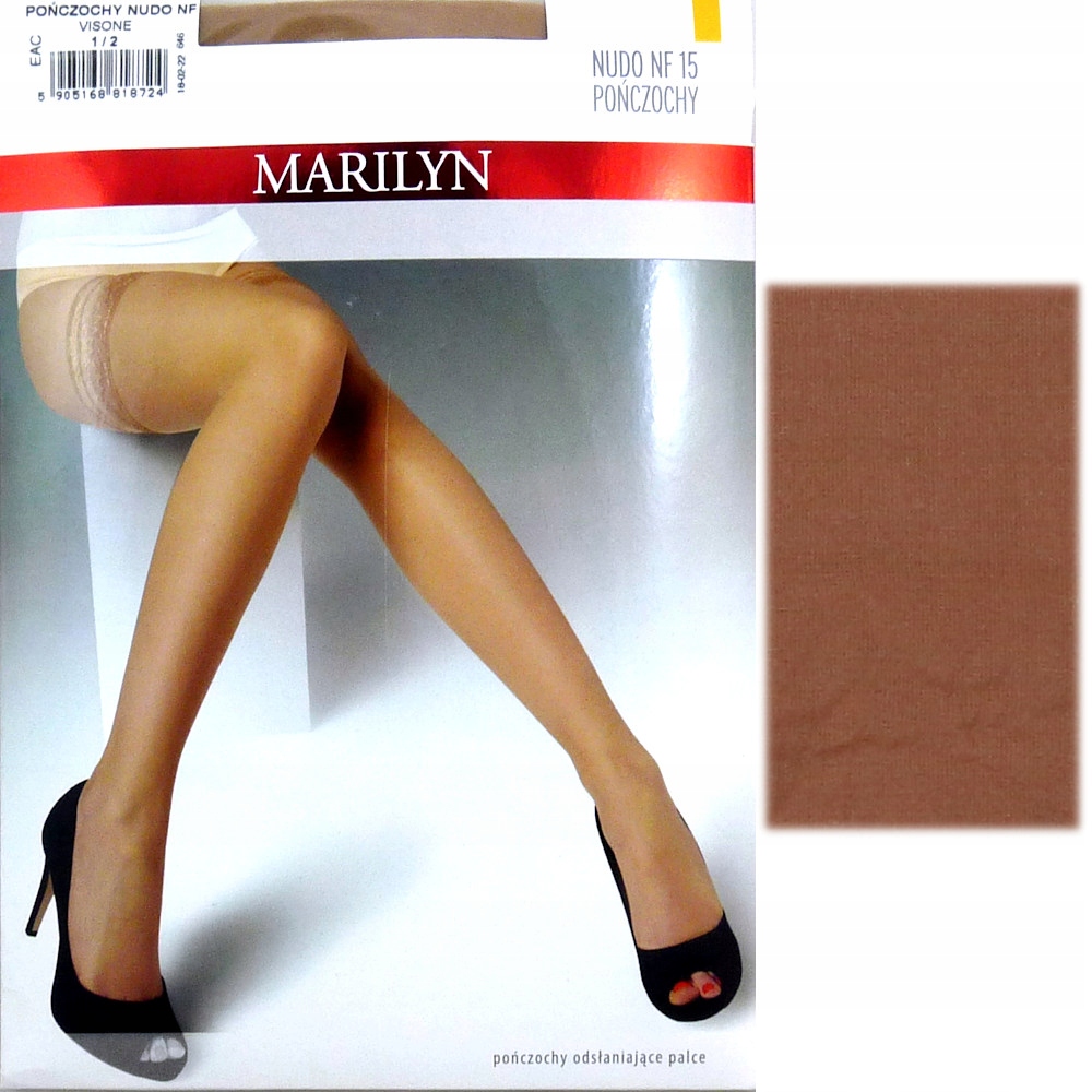 

Marilyn Nudo Nf 15 R1/2 beige pończochy samonośne