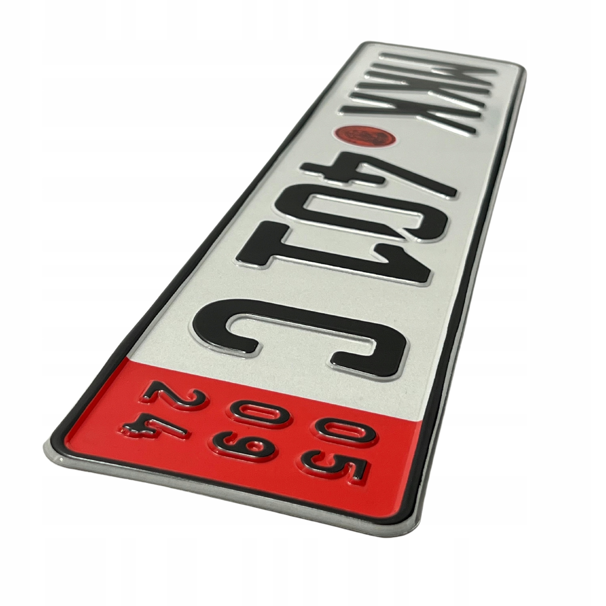 

Tablica kolekcjonerska Niemiecka zjazdowa czerwona