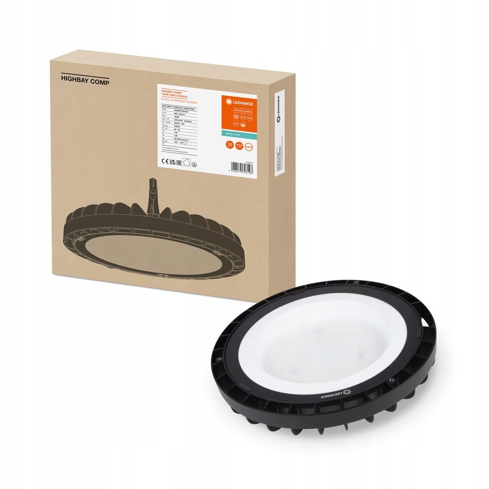 Led lampa Priemyselné svietidlo 166W 20000lm 4000K High Bay Compact Ledvance