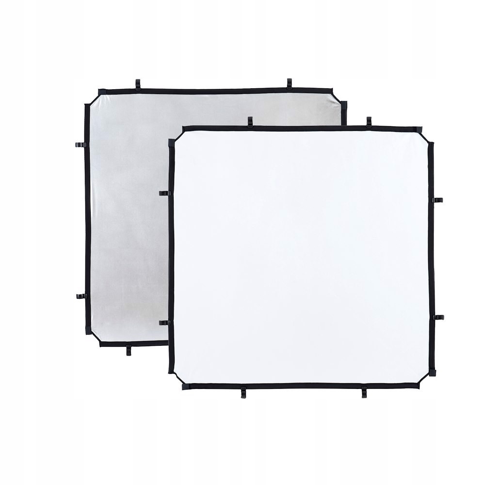 Tkanina Manfrotto Skylite 1,1 m x 1,1 m stříbrná/bílá