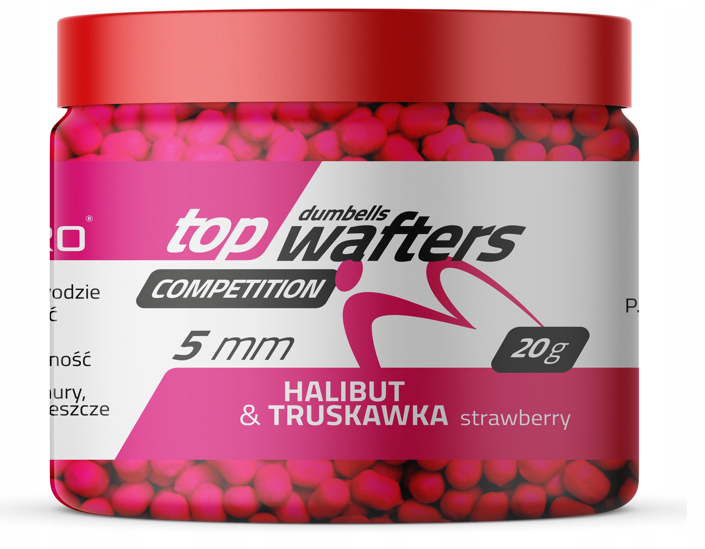 Match Pro Wafters Dumbells 5mm 20g Halibut & Truskawka