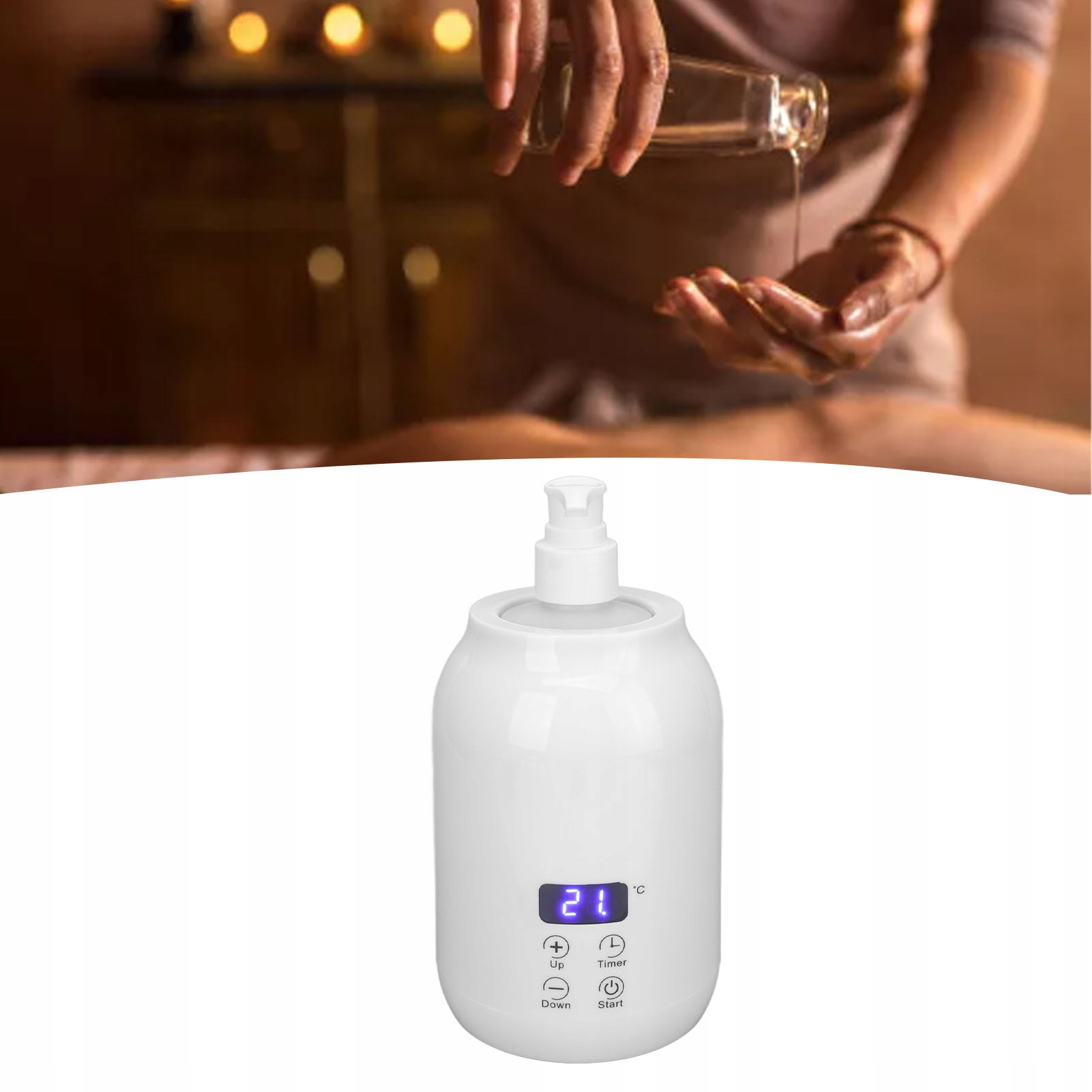 ELEKTRYCZNY PODGRZEWACZ OLEJKU DO MASAŻU SPA Typ olej