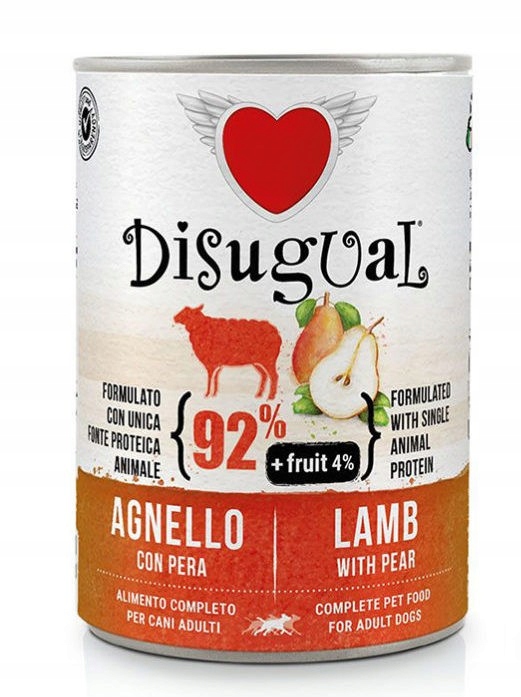 Levně Disugual Fresh Fruit 400g Jehněčí s hruškou