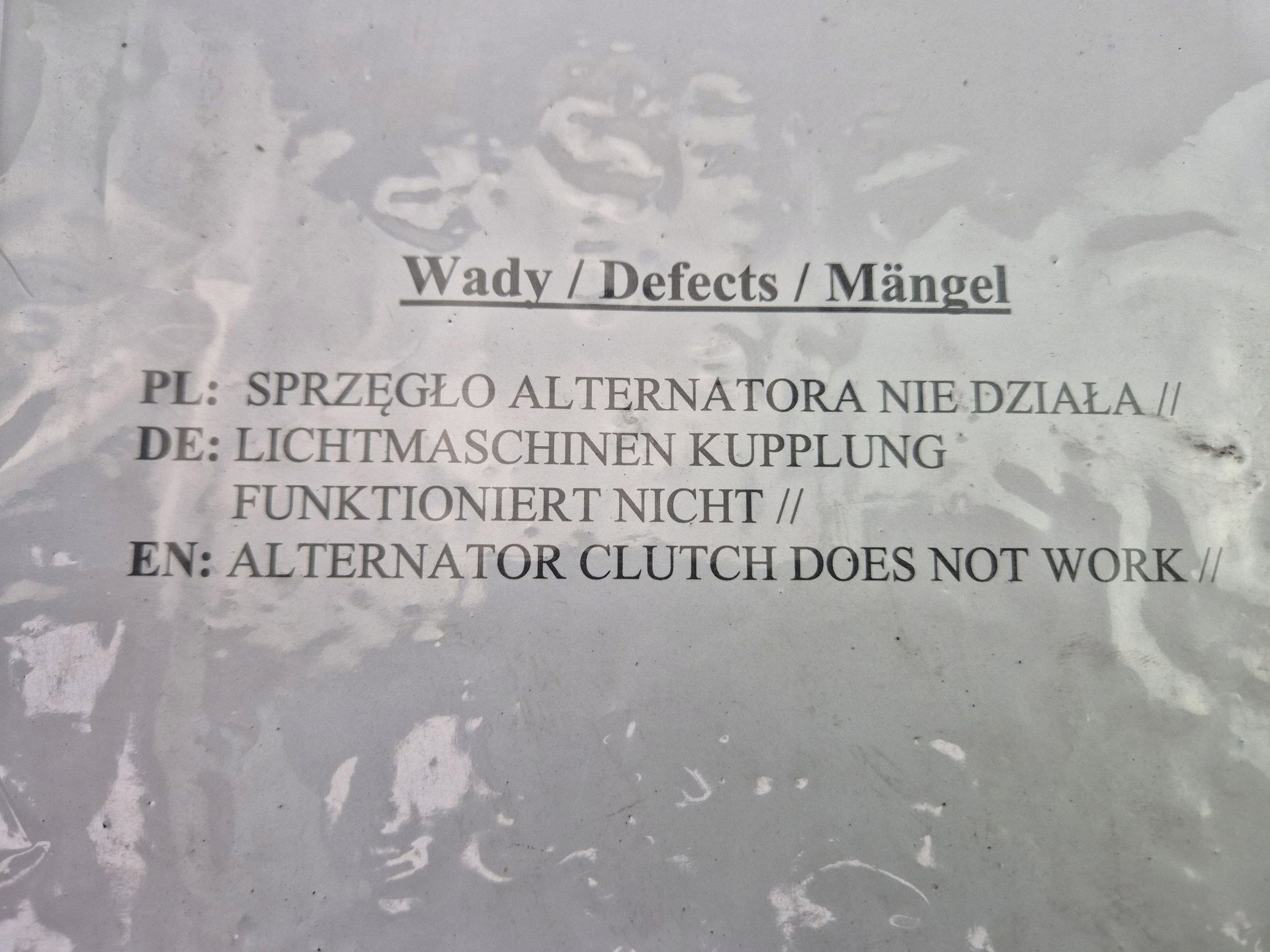 Mercedes A220 W176 Alternator A0009061903