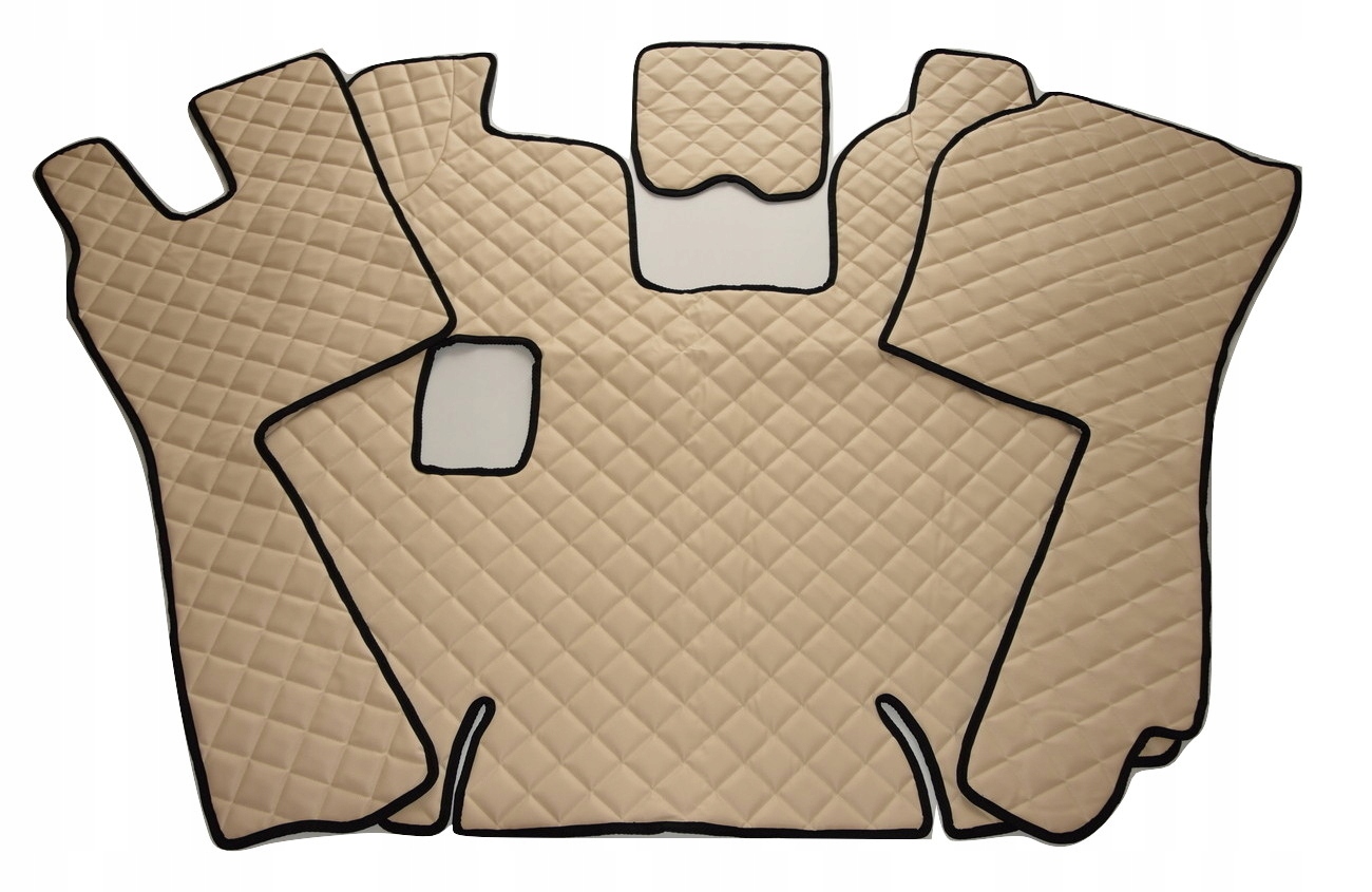 Pikované Koberce Kůže Scania R 2010-2013r manual béžové