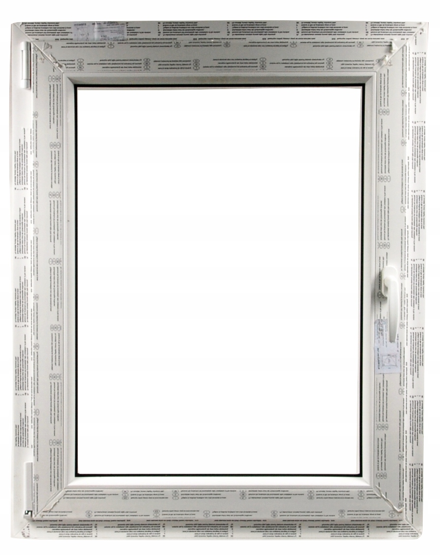 Alucon Okno Pcv 60x120 600x1200 mm Białe Ru Lewe 2 Szyby 70mm