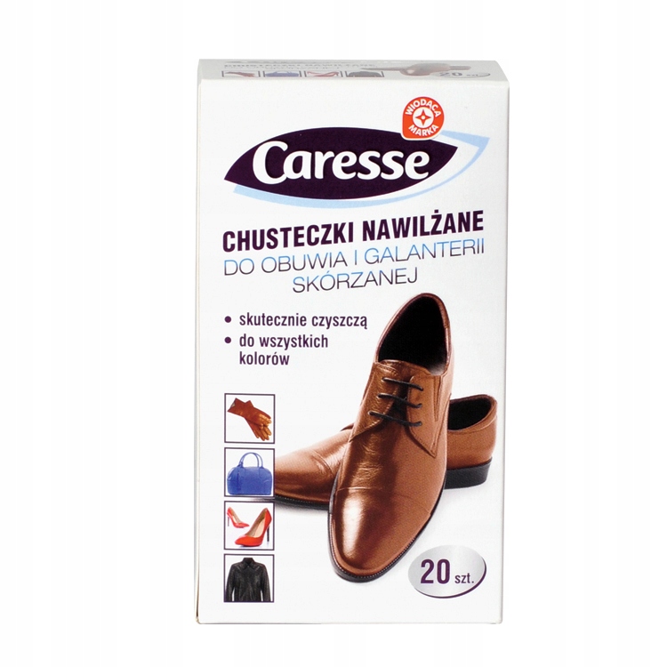 

Chusteczki do czyszczenia obuwia 20szt Caresse