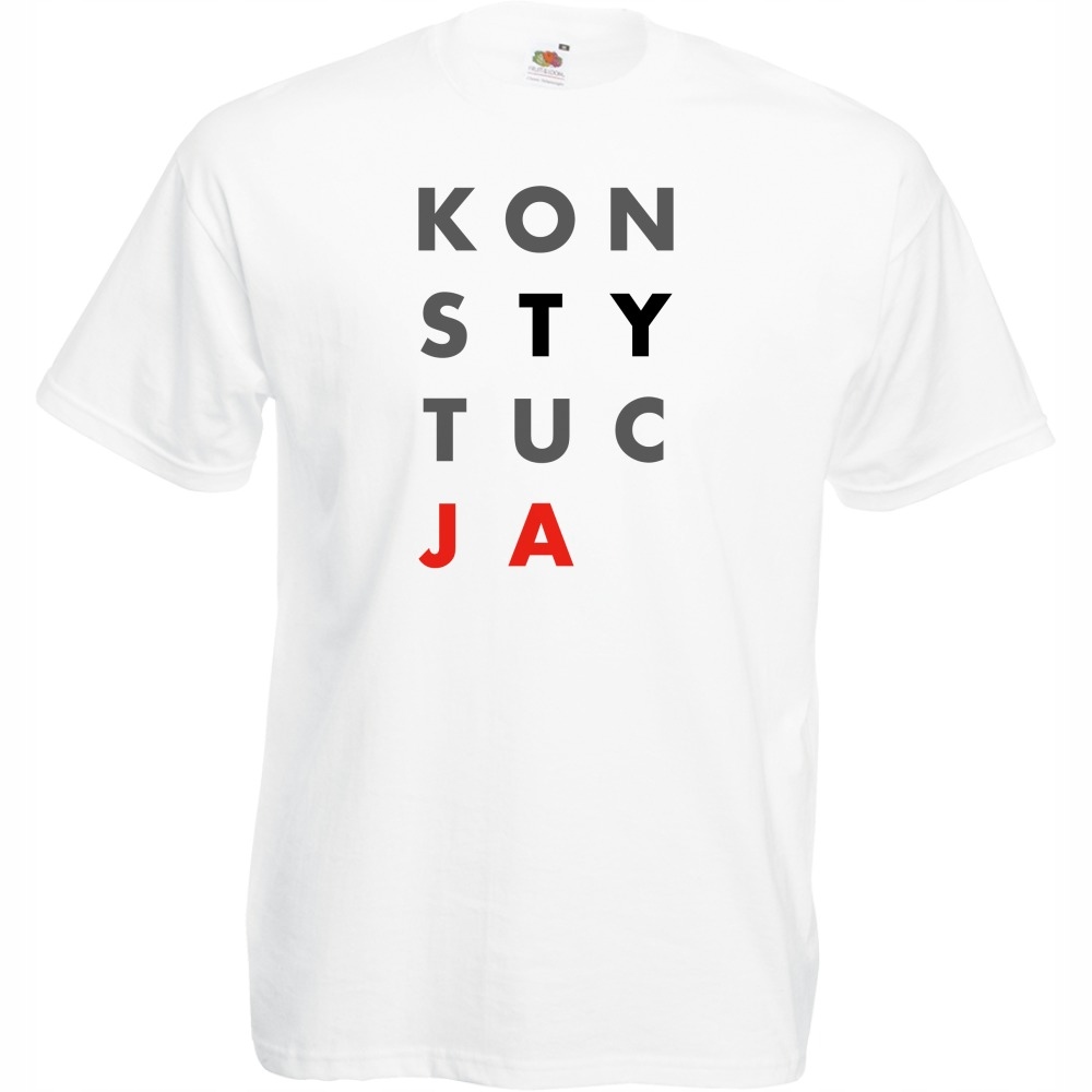 

koszulka konsTYtucJA M biała
