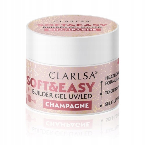 CLARESA_Soft&Easy Builder Gel Uv/led stavební gel Shimmery 90 g