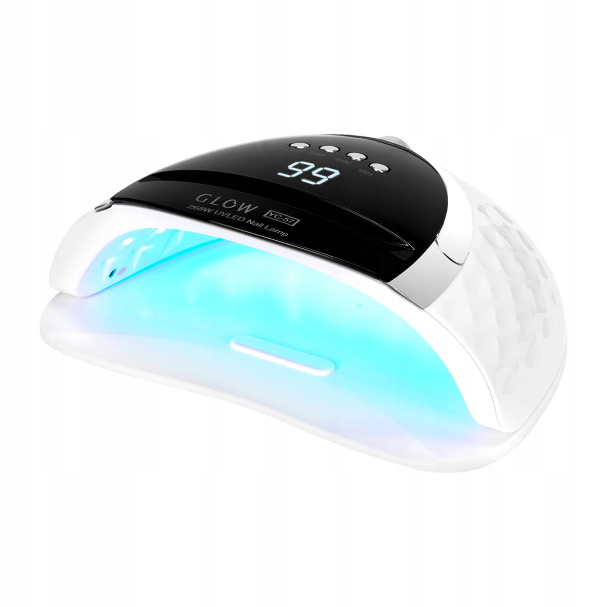 Lampa na nehty pro manikúru hybridní Uv Led Glow YC57 bílá 268W