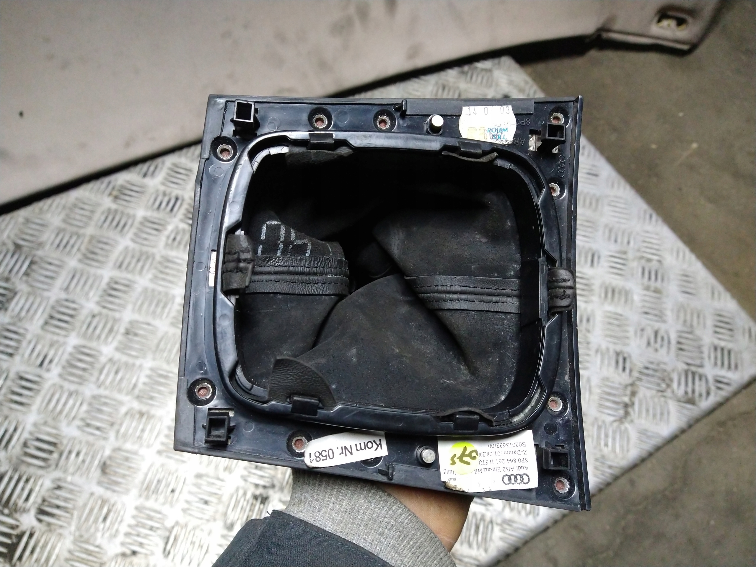AUDI A3 8P ghetta Pomello SCATOLA 6 ingranaggi Legno