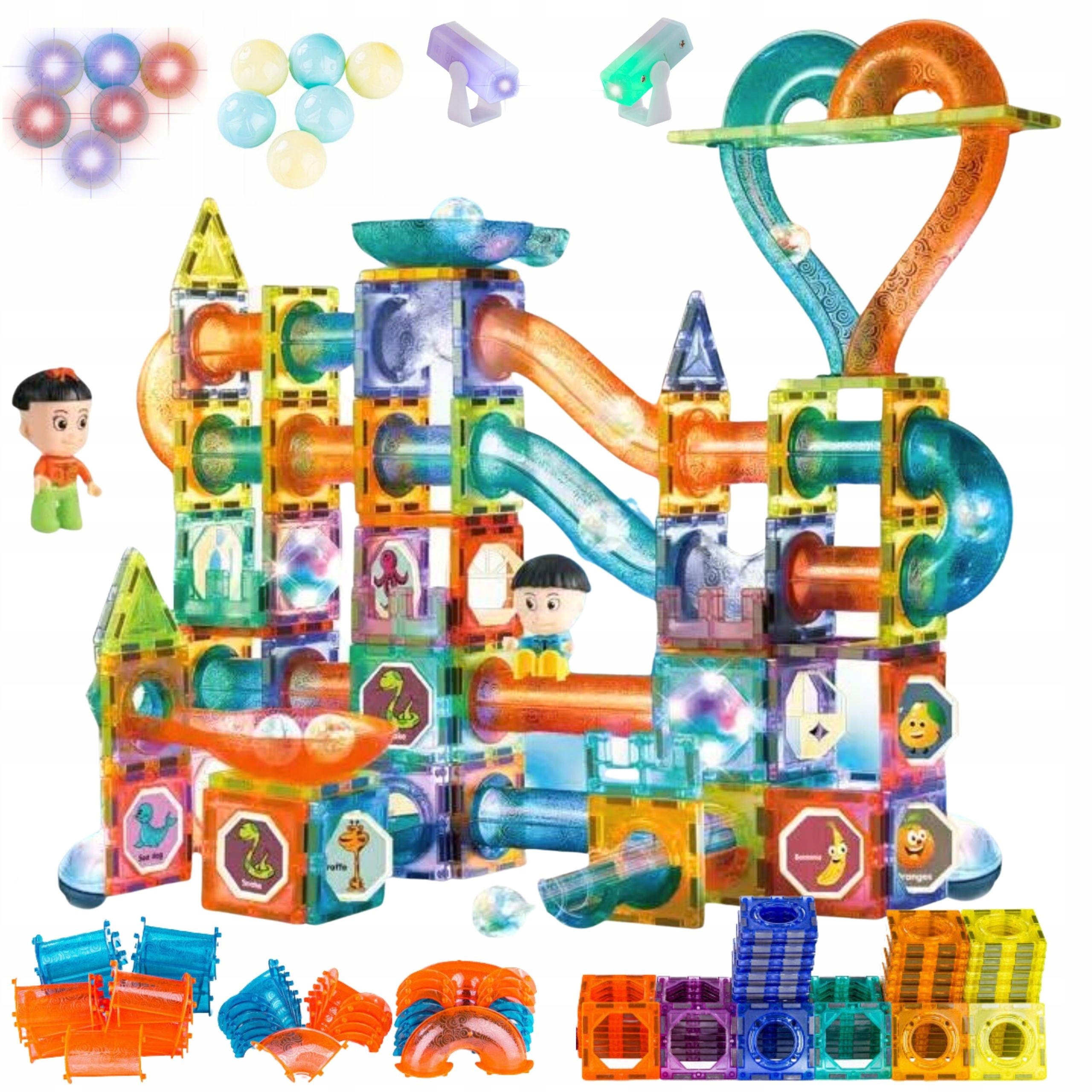 

Świecące Klocki Magnetyczne Tor Kulkowy Dla Kulek