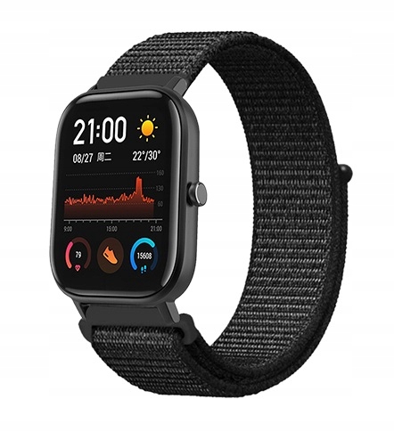 

Pasek Opaska Nylon Rzep do Xiaomi Amazfit Gts