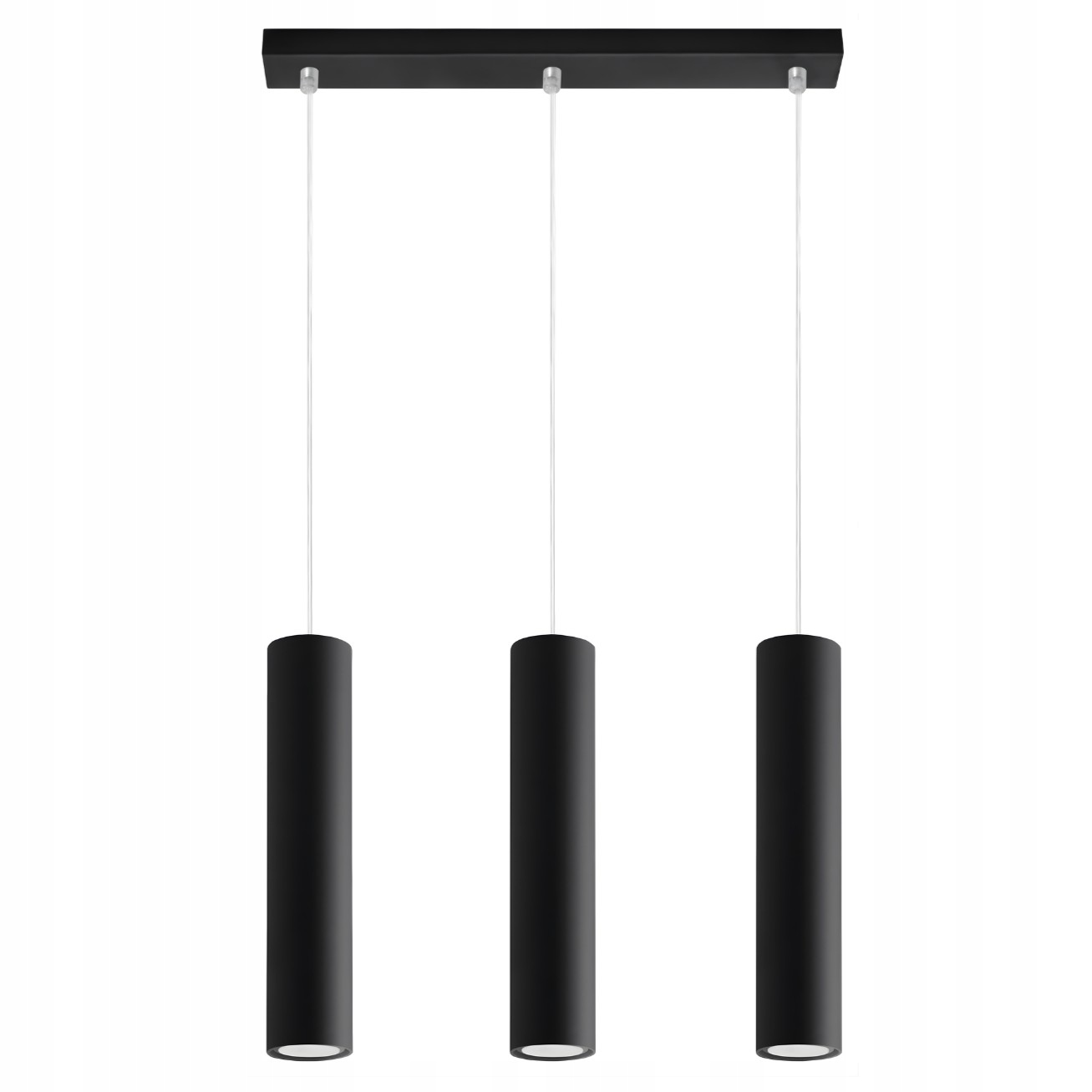 Závesná stropná lampa loft čierna nad stôl nad ostrovček do jedálne Lagos 3