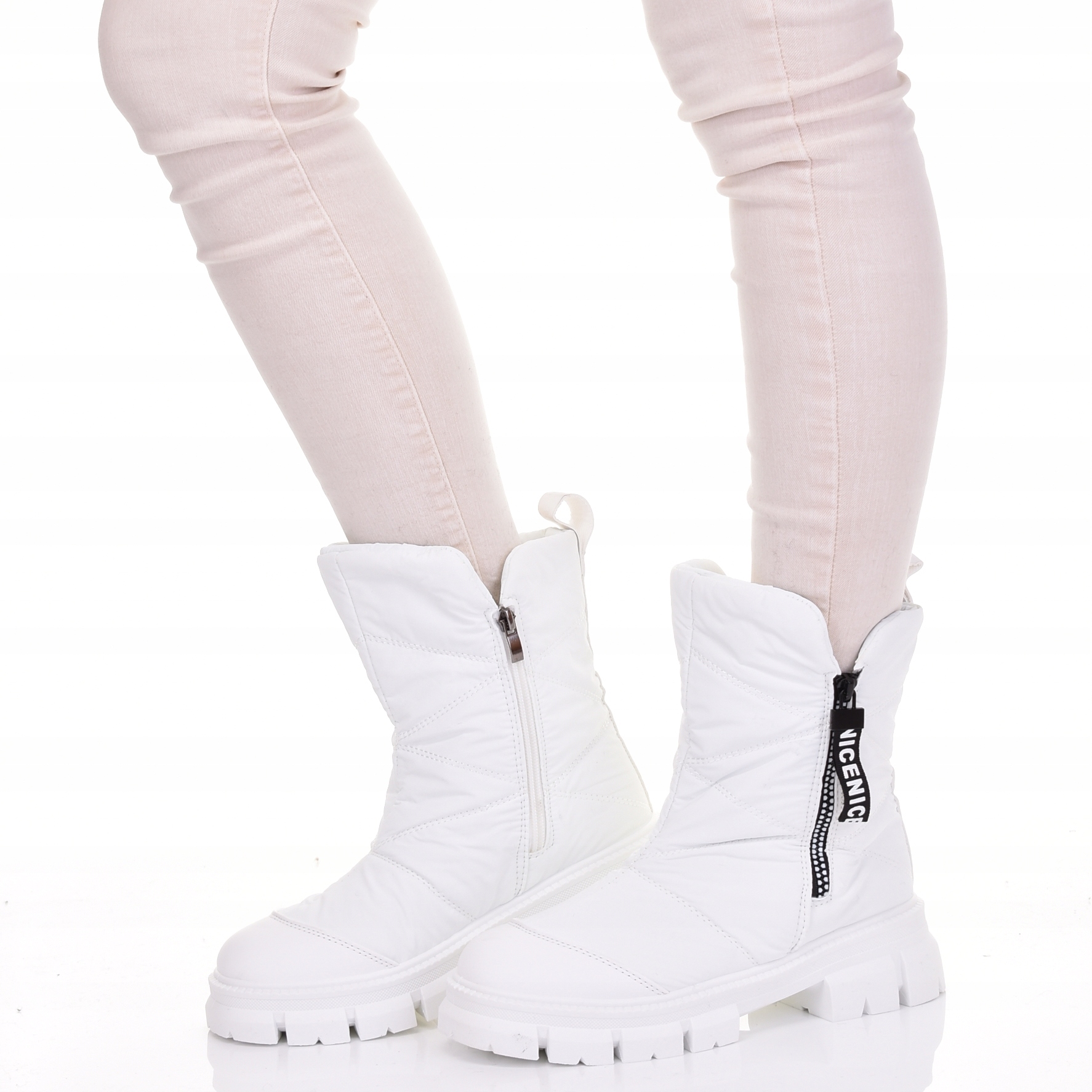 MODNE ŚNIEGOWCE DAMSKIE BUTY ZIMOWE NA PLATFORMIE OCIEPLONE Marka inna