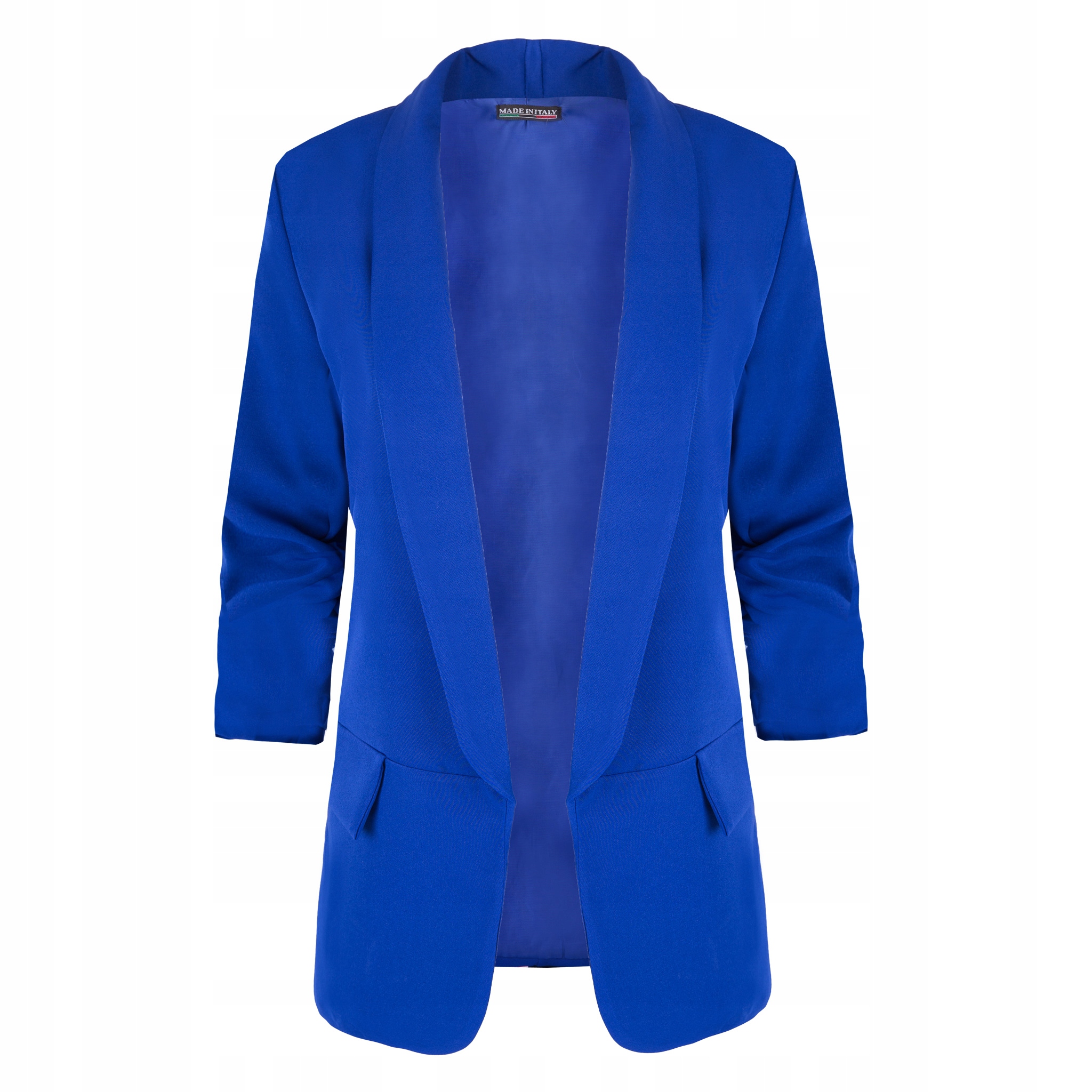 NOWOCZESNA DAMSKA MARYNARKA ŻAKIET CASUAL BIAŁA Skład materiałowy 5% elastan 95% poliester