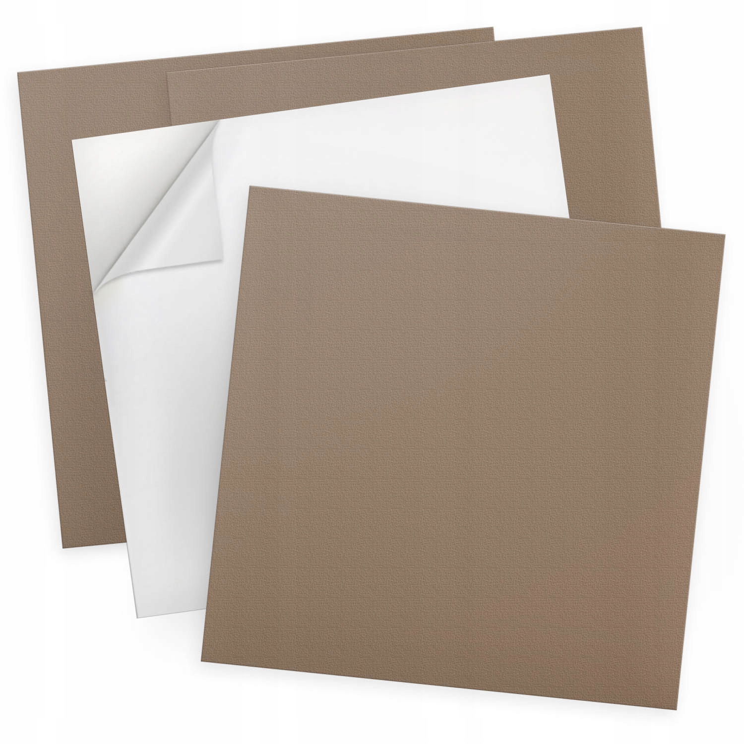 Sada vinylových panelů Jednoduchá montáž Barva Hnědá 4 ks 50x50 cm