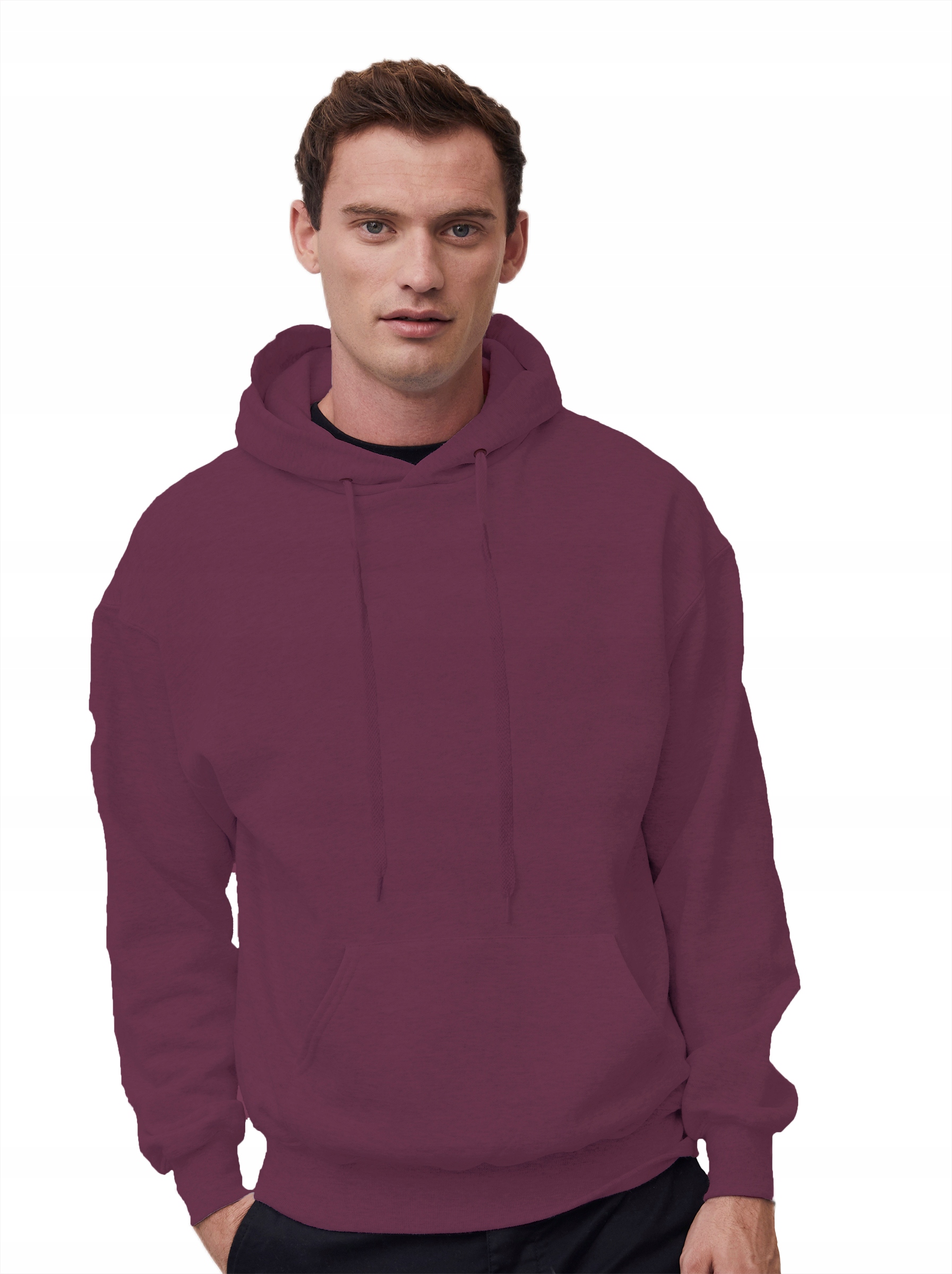 

Bluza z kapturem męska Fruit Classic, burgund XL