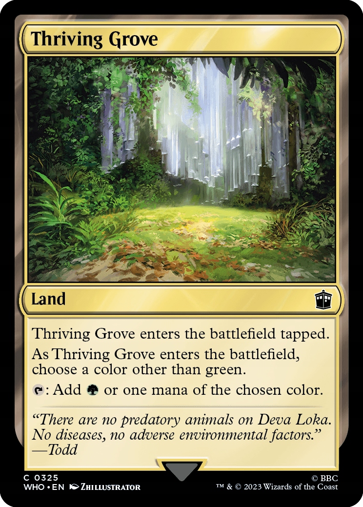 Mtg 2x Thriving Grove