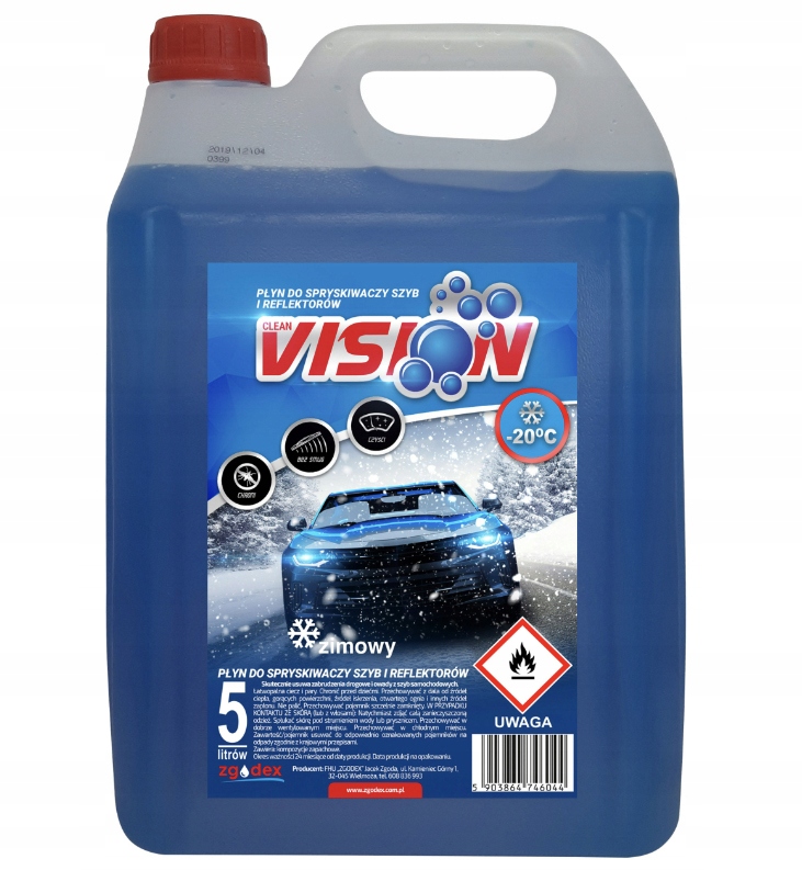 

Zimowy płyn do spryskiwaczy szyb -20 'C Vision 5L