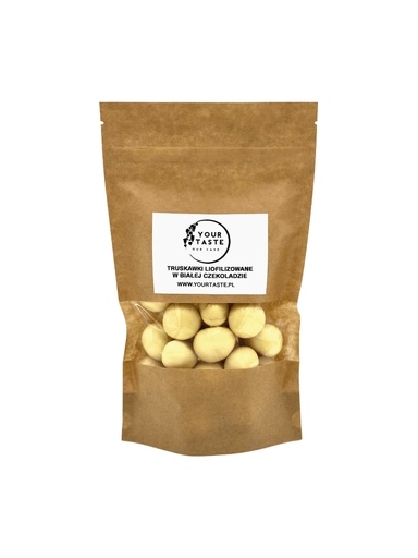 Your Taste Lyofilizované jahody v bílé čokoládě 500 g