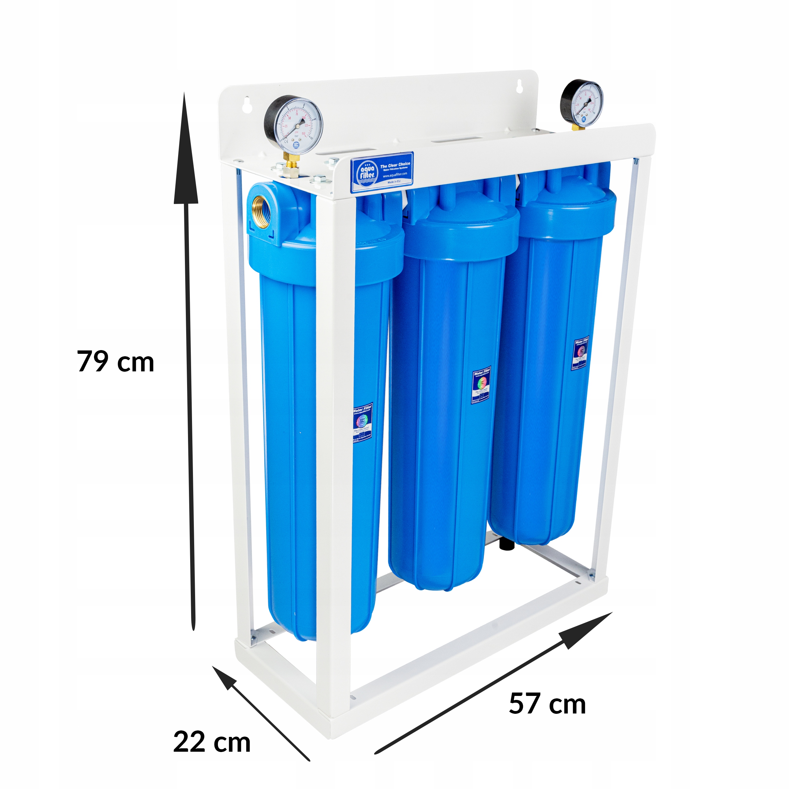 Filtr wody stacja na twardą wodę Aquafilter HHBB20B na kamień w wodzie Kod producenta HHBB20B