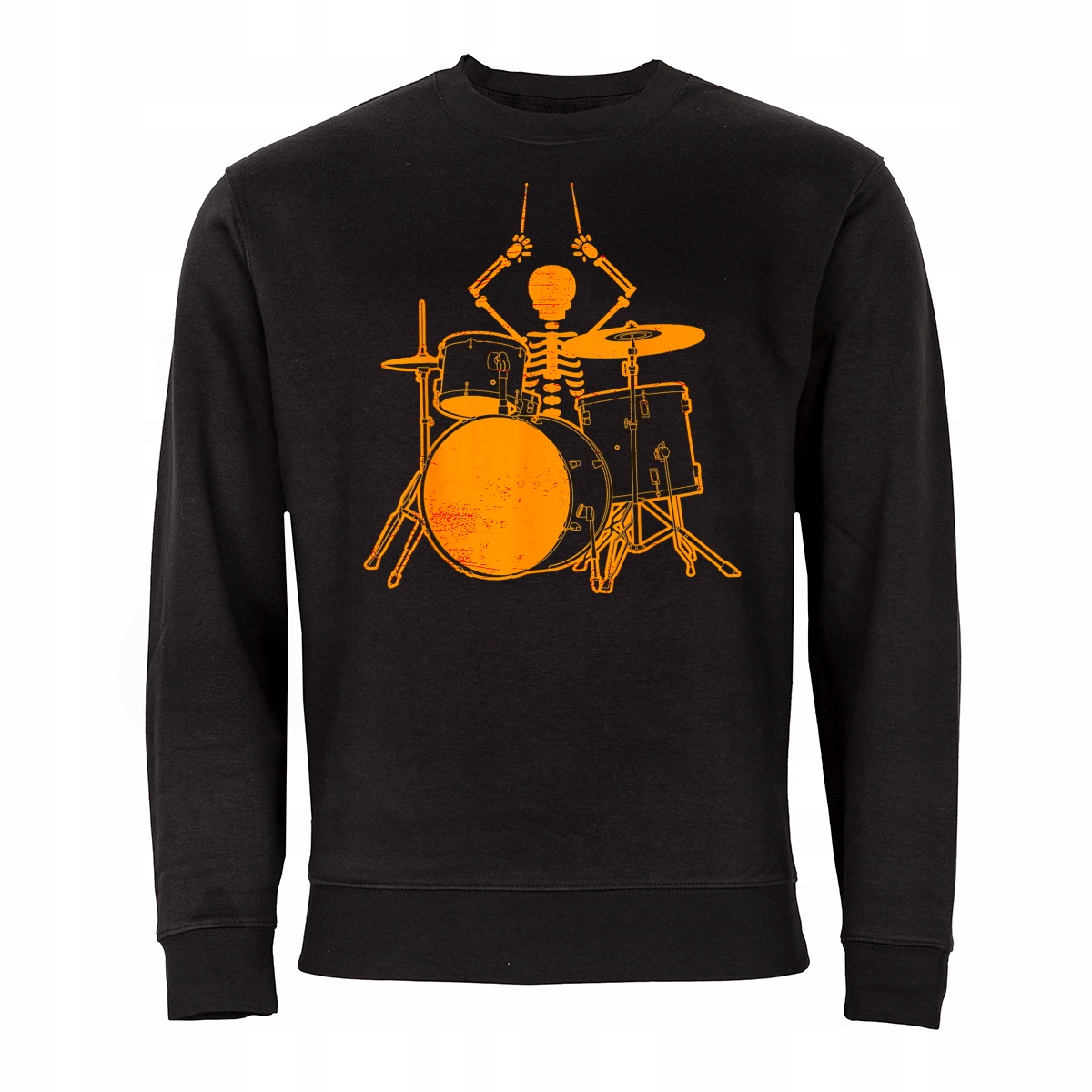 

Czarna Bluza Muzyczna Dla Muzyka Skeleton Perkusja