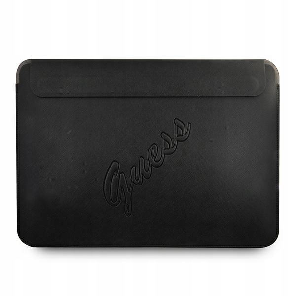 Guess Taška Na Notebook Sleeve Do 13 Palců GUCS13PUSASBK Saffiano Script