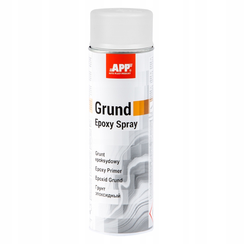 App Grund Epoxy Spray Podkład Epoksydowy Antykorozyjny 500ml Jasnoszary
