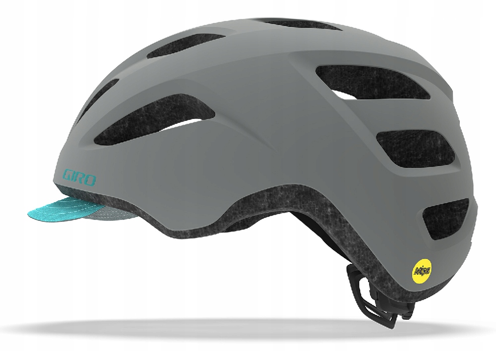 Městská cyklistická přilba Giro Trella Integrated Mips Matte Grey Dark Teal Roz.