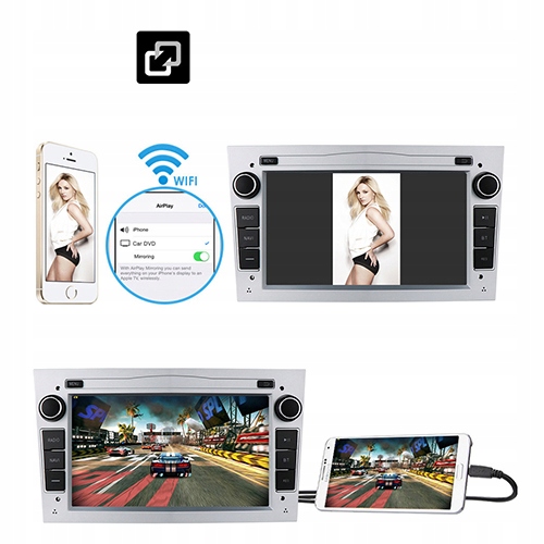 RADIO GPS ANDROID 13 OPEL COMBO C ASTRA H MERIVA ZAFIRA B VECTRA C ANTARA Złącza RCA Pre-out (przedwzmacniacz) RCA Sub-out (subwoofer) USB